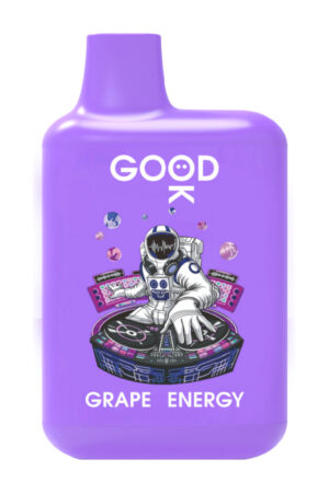 Электронные сигареты Одноразовый GOODOK 4200 Grape Energy Виноградный Энергетик