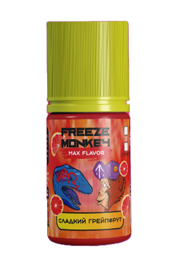 Жидкости (E-Liquid) Жидкость Freeze Monkey Salt: Max Flavor Сладкий Грейпфрут 30/20