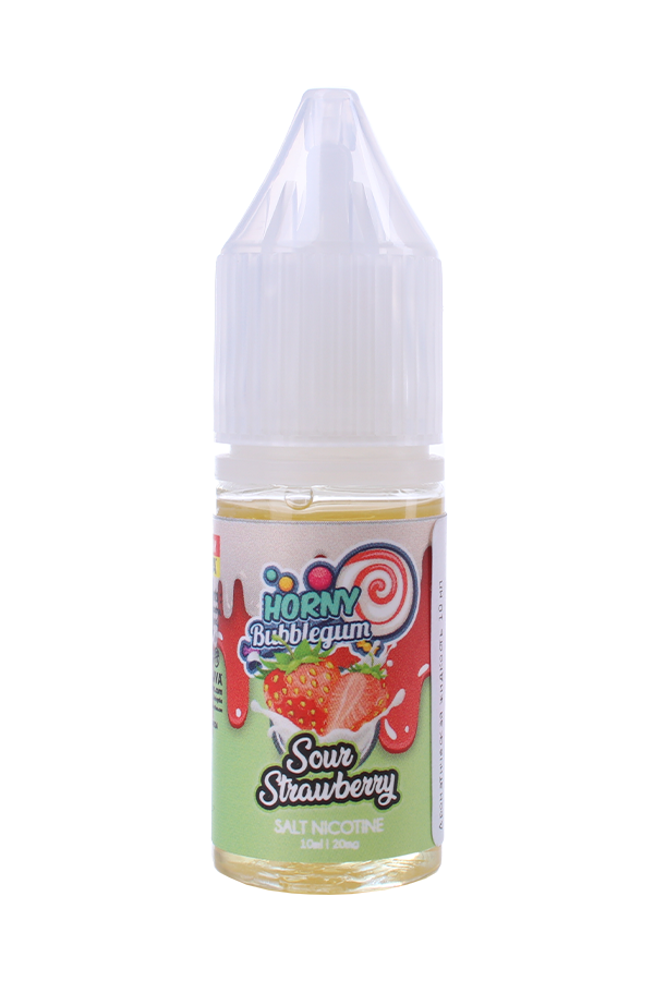 Жидкости (E-Liquid) Жидкость Horny Salt: Bubblegum Sour Strawberry 10/20