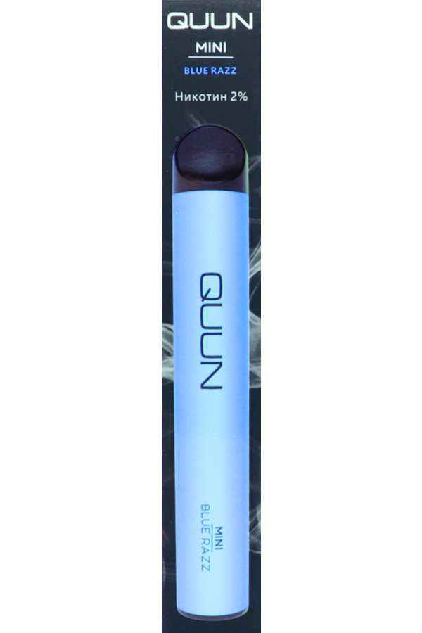 Электронные сигареты Одноразовый QUUN Mini 500 Blue Razz Голубая Малина