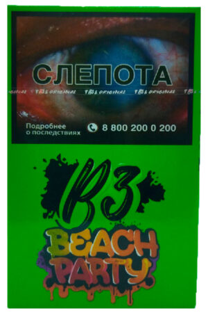 Табак Кальянный Табак B3 50 г Beach Party Тропический Микс