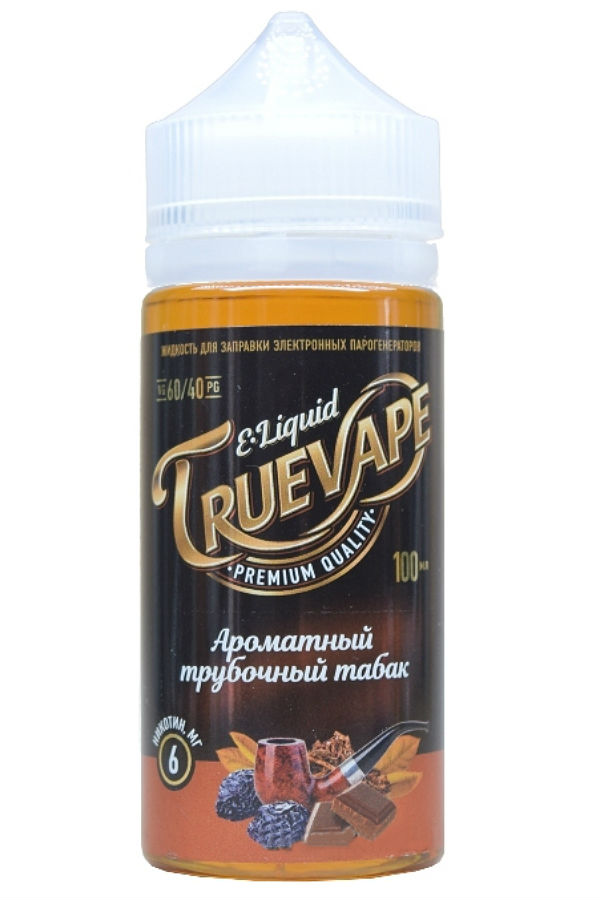 Жидкости (E-Liquid) Жидкость True Vape Ароматный трубочный табак 100/6