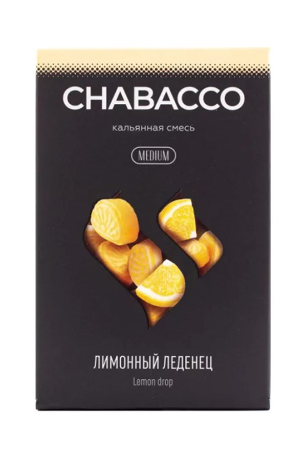 Табак Табак Для Кальяна Chabacco Medium 50 г Лимонный Леденец [Коробка]