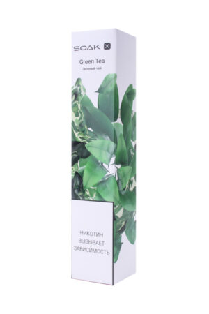 Электронные сигареты Одноразовый SOAK X 1500 Green Tea Зелёный Чай