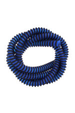 Кальяны Шланг для кальяна силиконовый со спиралью 1,5 Black+Dark Blue 12х17
