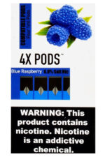 Расходные элементы Картриджи 4X Pods (4 шт) Blue Raspberry 68 мг