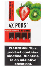 Расходные элементы Картриджи 4X Pods (4 шт) Kiwi Strawberry 68 мг