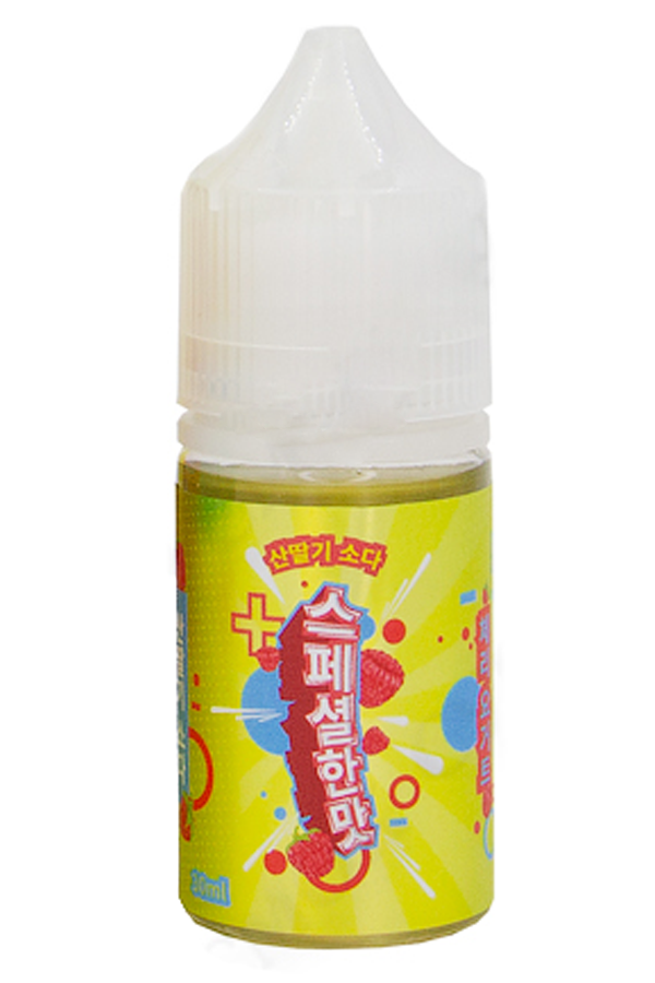 Жидкости (E-Liquid) Жидкость Korean Special Salt Raspberry Soda 30/20 Hard