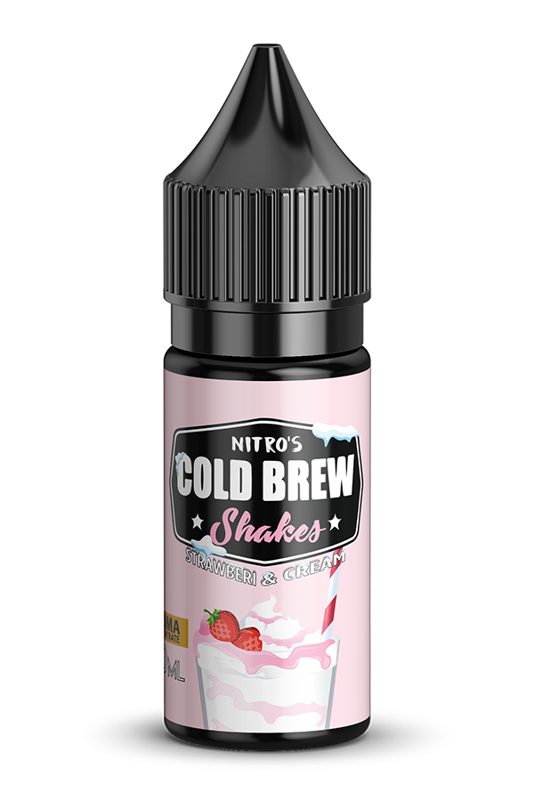 Жидкости (E-Liquid) Жидкость Nitro's Cold Brew Salt Strawberry & Cream 10/20