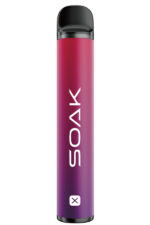 Электронные сигареты Одноразовый SOAK X 1500 Rose Grape Розовый Виноград