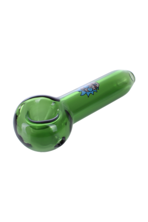Курительные принадлежности Glass Pipe GP02 Rick And Morty Green High Rick