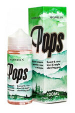 Жидкости (E-Liquid) Жидкость MAXWELLS Pops Sweet & Sour Kiwi & Apple Chewing Gum 120/0