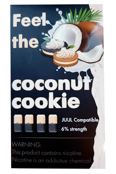 Расходные элементы Картриджи Feel the (4 шт) Coconut cookie 60 мг